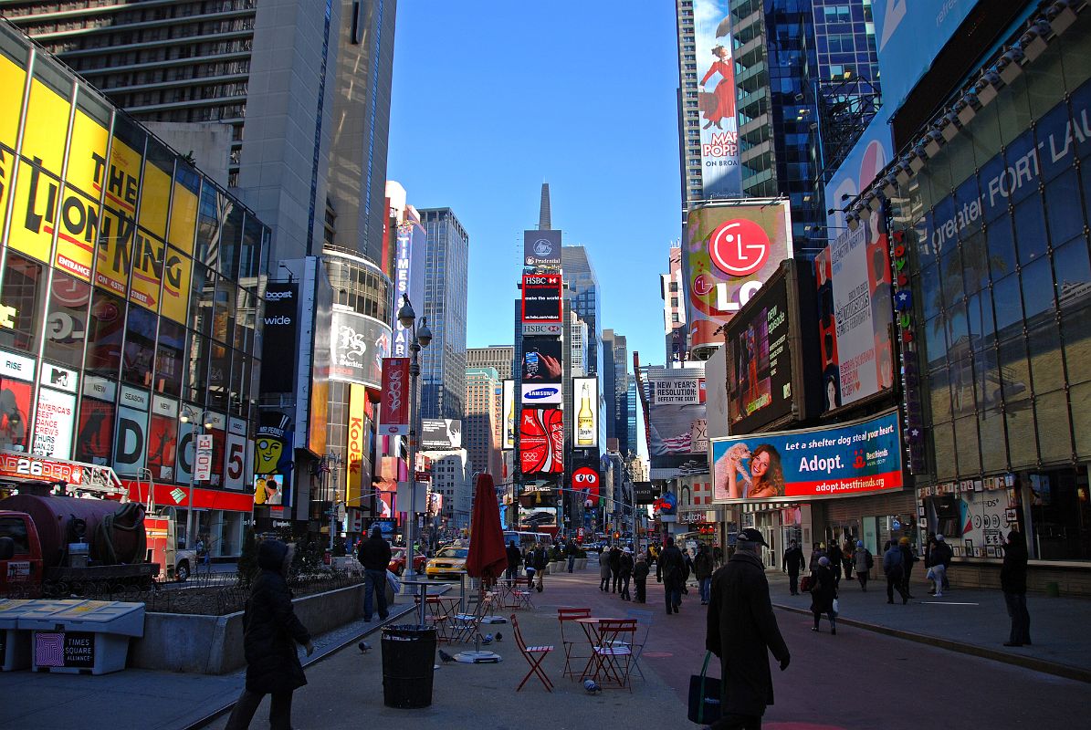 New York City Times Square 02A View North To 2 Times Square